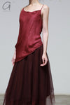 Marc le bihan 2670 asymmetric top series French handmade MLB-2670-FRAMBOISE